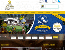 Tablet Screenshot of hotel-alameda.com.mx